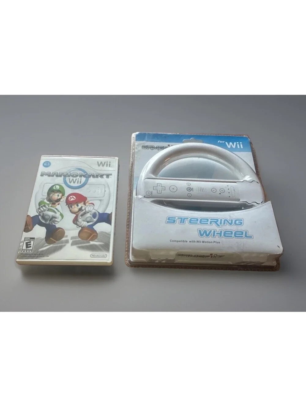Mario Kart Wii Nintendo Complete TESTED With Steering Wheel